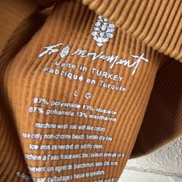 Free People Movement Brown Tank size L - Picture 5 of 8